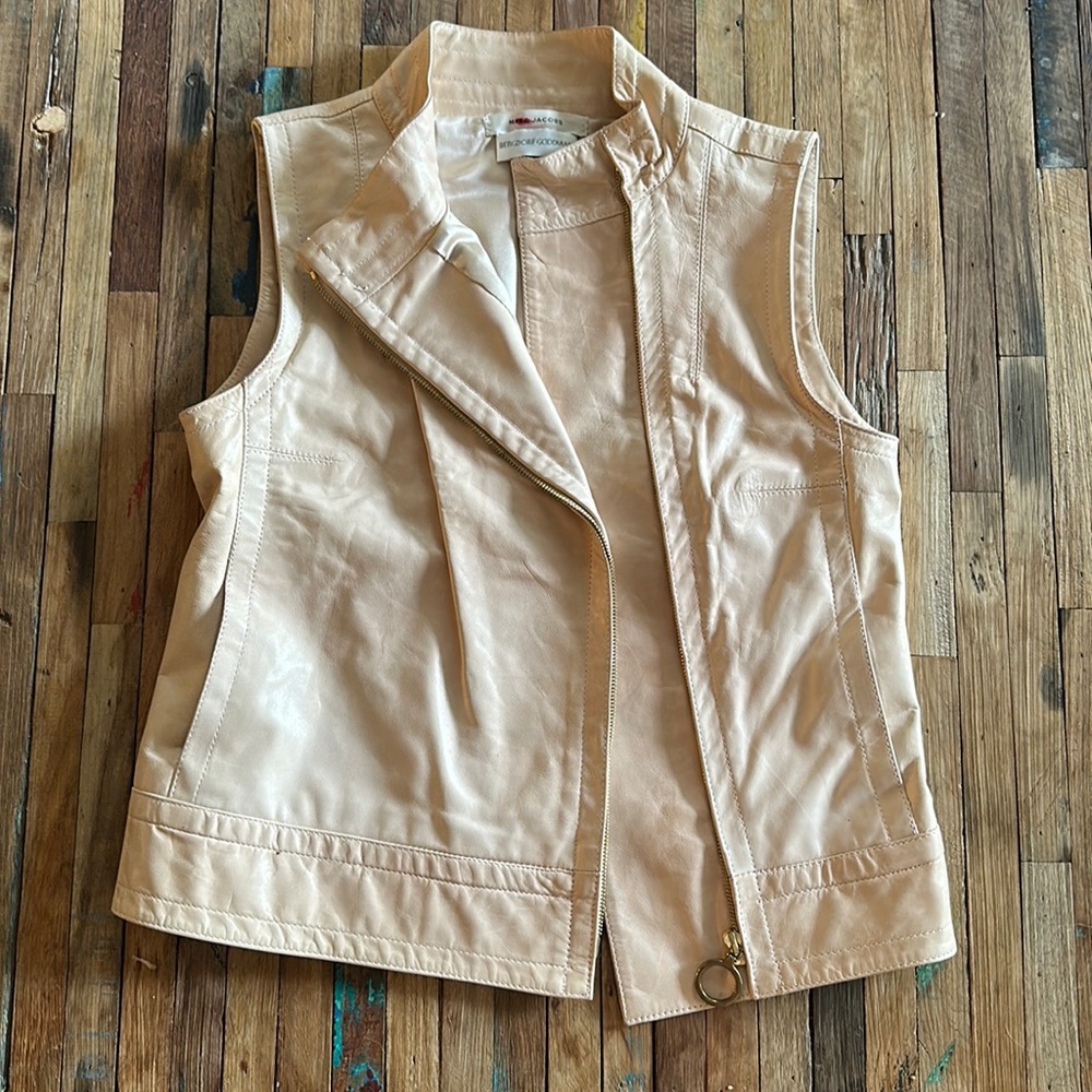 Marc Jacobs Bergdorf Goodman Exclusive Leather Vest